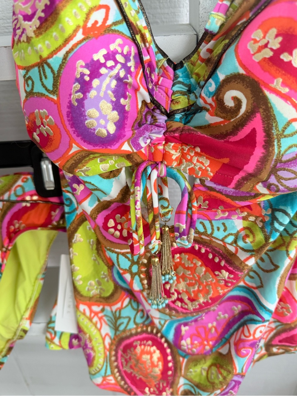 NWT Trina Turk 2 piece swimsuit 8 - Picture 10 of 16